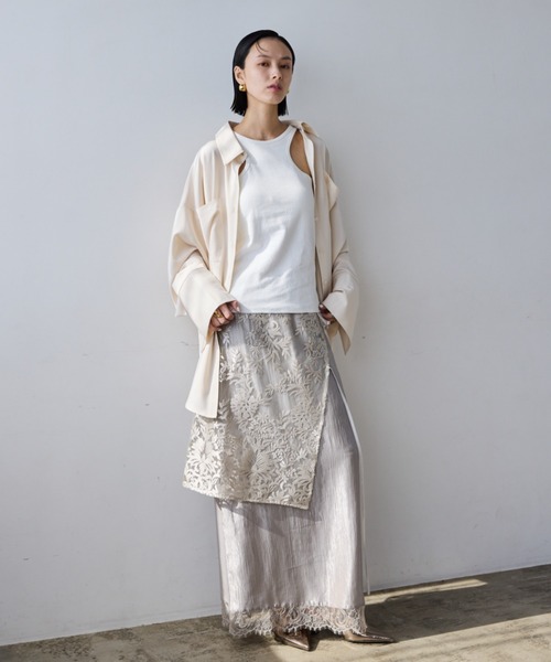 AIC.（エーアイシー）の「パッド付きエッジカーブアメスリタンクトップ（タンクトップ・レディース・ブラック/オフホワイト・FREE）」の16枚目の写真