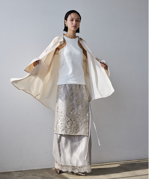 AIC.（エーアイシー）の「パッド付きエッジカーブアメスリタンクトップ（タンクトップ・レディース・ブラック/オフホワイト・FREE）」の20枚目の写真