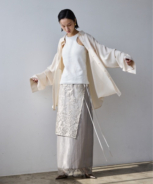 AIC.（エーアイシー）の「パッド付きエッジカーブアメスリタンクトップ（タンクトップ・レディース・ブラック/オフホワイト・FREE）」の21枚目の写真