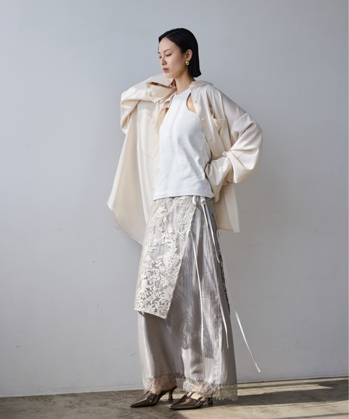 AIC.（エーアイシー）の「パッド付きエッジカーブアメスリタンクトップ（タンクトップ・レディース・ブラック/オフホワイト・FREE）」の22枚目の写真