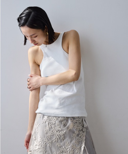 HANGRY & ANGRY タンクトップ 飾り付き HANGRY & ANGRY タンクトップ