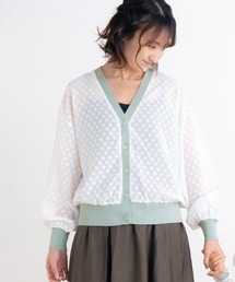 シフォンカーディガン