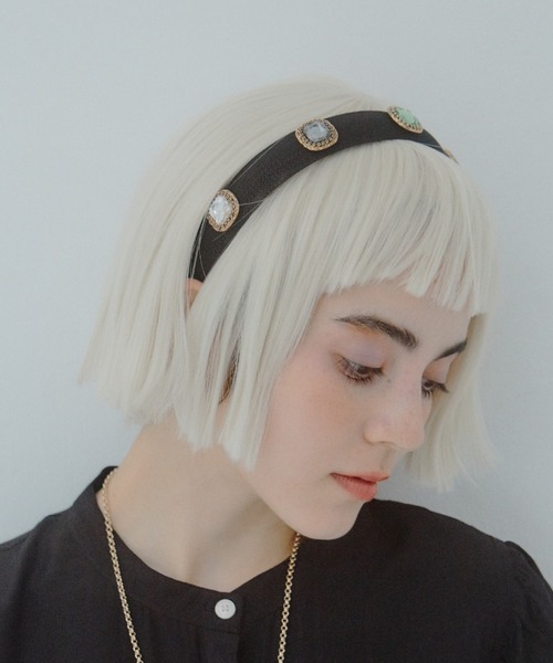 【KAO様】ジェニファーベア　ビジューカチューシャ　ヘッドバンド KAO様】ジェニファーベア ビジューカチューシャ ヘッドバンド KAO様