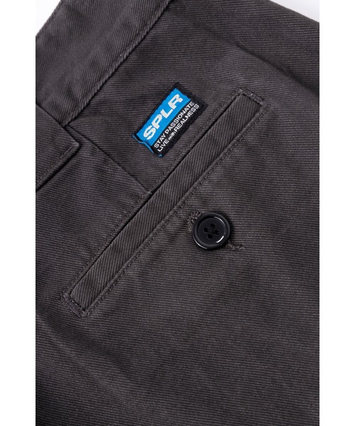 SPLR（エス・ピー・エル・アール）の「ショートパンツ｜Distressed Hem Work Shorts｜SPLR（その他パンツ・メンズ・チャコールグレー・S/M/L/XL）」の7枚目の写真