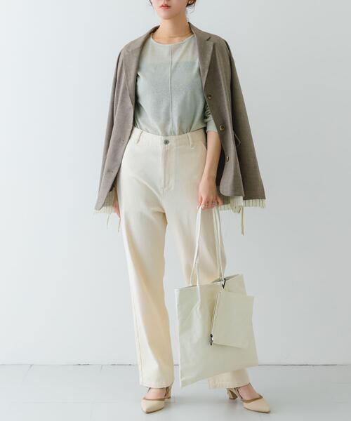 RODE SKO（ロデスコ）の「ウォッシャブルコンパクトトートバッグ（トートバッグ・レディース・シルバー/ブラック/ホワイト・ONE）」の10枚目の写真