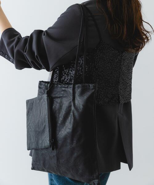 RODE SKO（ロデスコ）の「ウォッシャブルコンパクトトートバッグ（トートバッグ・レディース・シルバー/ブラック/ホワイト・ONE）」の15枚目の写真