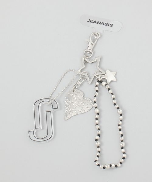 JEANASIS(ジーナシス)の「BIGロゴチャームストラップ/284149(キーホルダー・レディース・オレンジ/パープル/クリア/ブラック・FREE)」の4枚目の写真