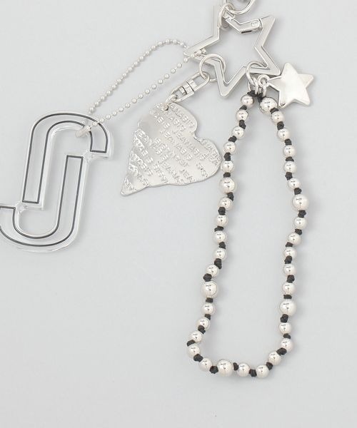 JEANASIS(ジーナシス)の「BIGロゴチャームストラップ/284149(キーホルダー・レディース・オレンジ/パープル/クリア/ブラック・FREE)」の6枚目の写真