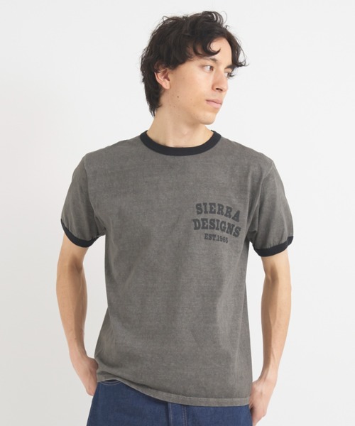 SIERRA DESIGNS（シェラデザイン）の「★日本製★【SIERRA DESIGNS】Good On x SIERRA DESIGNS EST.1965  RINGER TEE（Tシャツ/カットソー・メンズ・グレー/アッシュ/ナチュラル・SMALL/LARGE/X-LARGE/MEDIUM）」の7枚目の写真