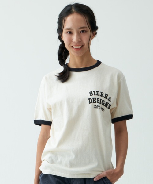 SIERRA DESIGNS（シェラデザイン）の「★日本製★【SIERRA DESIGNS】Good On x SIERRA DESIGNS EST.1965  RINGER TEE（Tシャツ/カットソー・メンズ・グレー/アッシュ/ナチュラル・SMALL/LARGE/X-LARGE/MEDIUM）」の9枚目の写真