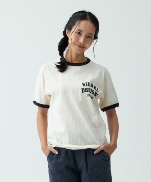 SIERRA DESIGNS（シェラデザイン）の「★日本製★【SIERRA DESIGNS】Good On x SIERRA DESIGNS EST.1965  RINGER TEE（Tシャツ/カットソー・メンズ・グレー/アッシュ/ナチュラル・SMALL/LARGE/X-LARGE/MEDIUM）」の10枚目の写真