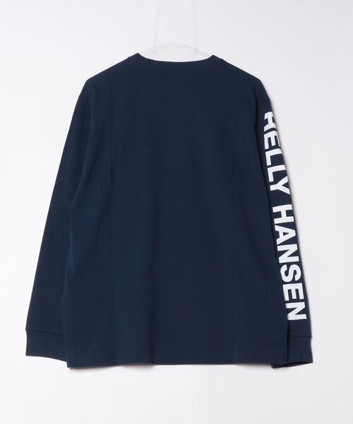 HELLY HANSEN（ヘリーハンセン）の「【HELLY HANSEN】L/S Letter Tee ロングスリーブレターティー（Tシャツ/カットソー・メンズ・ネイビー/ホワイト・MEDIUM/X-LARGE/LARGE）」の3枚目の写真