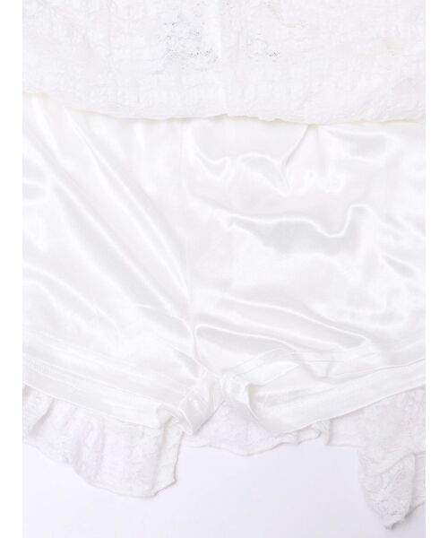 merry jenny（メリージェニー）の「イレギュラーヘムレースミニスカート（スカート・レディース・ブラック/オフホワイト/ピンク・FREE）」の10枚目の写真