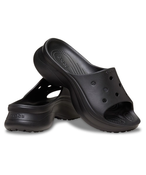 crocs(クロックス)の「CROCS/クロックス レディース サンダル BAE SLIDE ベア スライド 211108-001(サンダル・レディース・ブラック・23cm/24cm/25cm)」の1枚目の写真