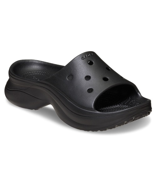 crocs(クロックス)の「CROCS/クロックス レディース サンダル BAE SLIDE ベア スライド 211108-001(サンダル・レディース・ブラック・23cm/24cm/25cm)」の2枚目の写真