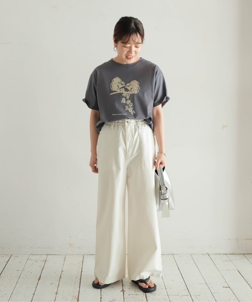 tシャツ リス箔PT　半袖TEE レディース リス箔PT 半袖TEE（Tシャツ/カットソー）｜NOMBRE IMPAIR