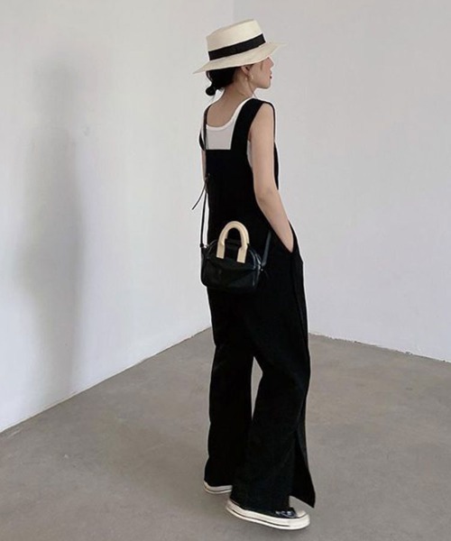 SallyLunn(サリーラン)の「サロペットオールインワン(サロペット/オーバーオール・レディース・ブラック・MEDIUM/LARGE)」の5枚目の写真