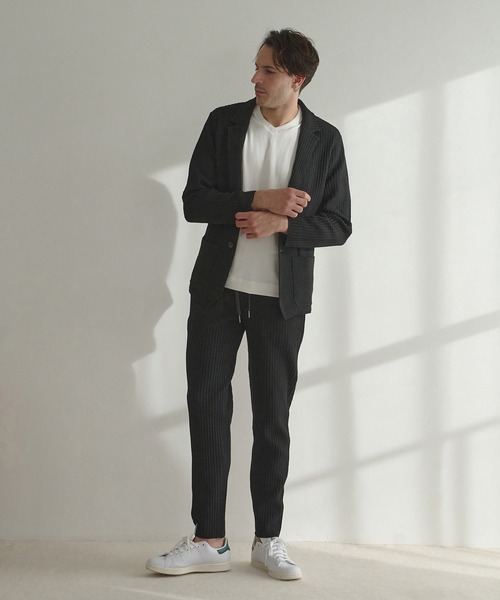 RATTLE TRAP（ラトルトラップ）の「ジャージーテーパードイージーパンツ（スウェットパンツ・メンズ・ブラック・M/L）」の5枚目の写真