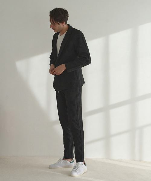 RATTLE TRAP（ラトルトラップ）の「ジャージーテーパードイージーパンツ（スウェットパンツ・メンズ・ブラック・M/L）」の7枚目の写真