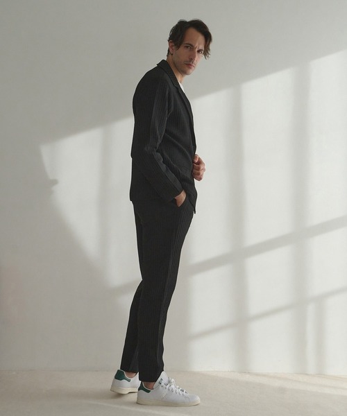 RATTLE TRAP（ラトルトラップ）の「ジャージーテーパードイージーパンツ（スウェットパンツ・メンズ・ブラック・M/L）」の8枚目の写真