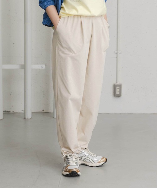 EKAL（エカル）の「『吸水速乾/UVカット』DRY OUT EASY TROUSERS（その他パンツ・レディース・ネイビー/アイボリー/チャコールグレー・FREE）」の7枚目の写真