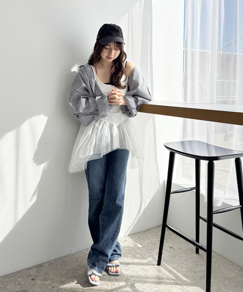 LE TALON（ルタロン）の「《WEB限定》Le decore / ル デコレ lady ribbon サンダル（サンダル・レディース・アイボリー/サックスブルー/ブラック×ブラック・SMALL/MEDIUM/LARGE）」の13枚目の写真