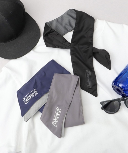 接触冷感 保冷剤ポケット付き ネッククーラー 抗菌防臭（アウトドア