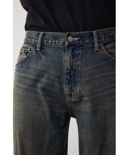 AZUL by moussy（アズールバイマウジー）の「AZUL DENIM クラッシュヴィンテージワイド（デニムパンツ・メンズ・ライトブルー/ブルー・MEDIUM/LARGE）」の16枚目の写真