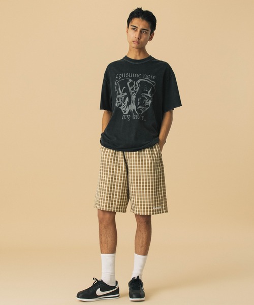 XLARGE（エクストララージ）の「EASY CHECK SHORTS（その他パンツ・メンズ・ベージュ/ネイビー・S/M/L/XL）」の7枚目の写真