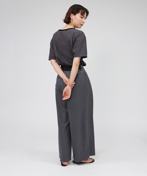 BABYLONE（バビロン）の「ロゴプリントTシャツ（Tシャツ/カットソー・レディース・チャコール/オフホワイト/ホワイト・フリー）」の17枚目の写真