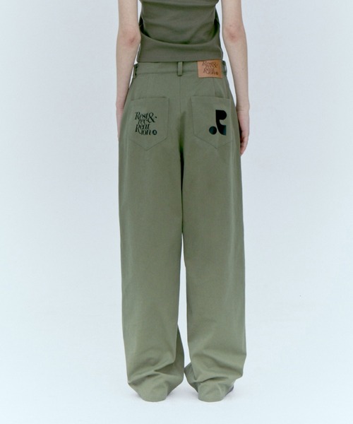 Rest&Recreation(XgAhNG[V)Rest&Recreation/XgAhNG[V LOGO COTTON PANTS pc(`mpc)