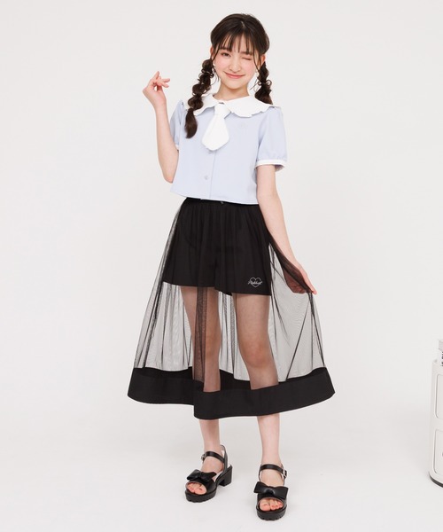 ぎゅな様 マンピンクマルチポケットスカート&フリルパンツ PINKHUNT ピンクハント チュールスカート付き レースアップ