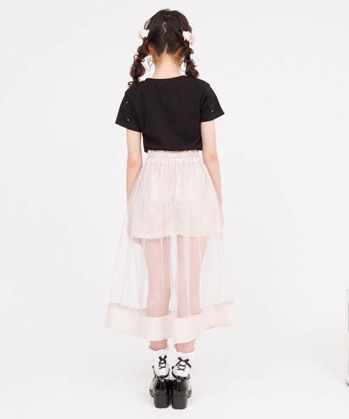 ぎゅな様 マンピンクマルチポケットスカート&フリルパンツ チュチュラフェット【M/90-110cm】【L/110-130cm】（スカート