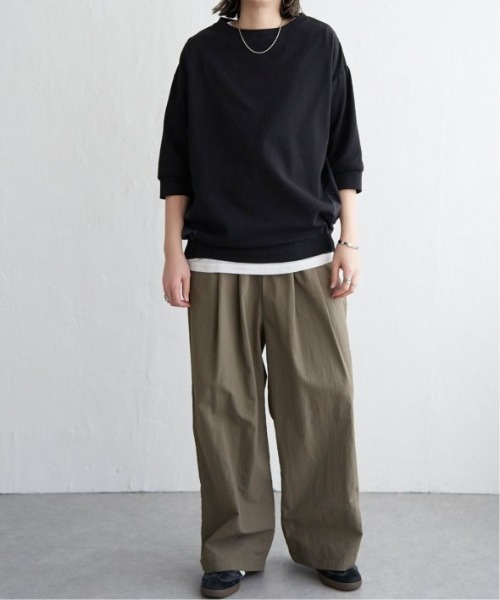 LBC（エルビーシー）の「異素材切り替えタックプルオーバー（Tシャツ/カットソー・レディース・オフホワイト/ブラック/ライトパープル・M/L）」の18枚目の写真