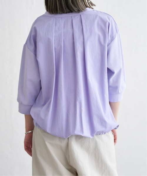 LBC（エルビーシー）の「異素材切り替えタックプルオーバー（Tシャツ/カットソー・レディース・オフホワイト/ブラック/ライトパープル・M/L）」の17枚目の写真