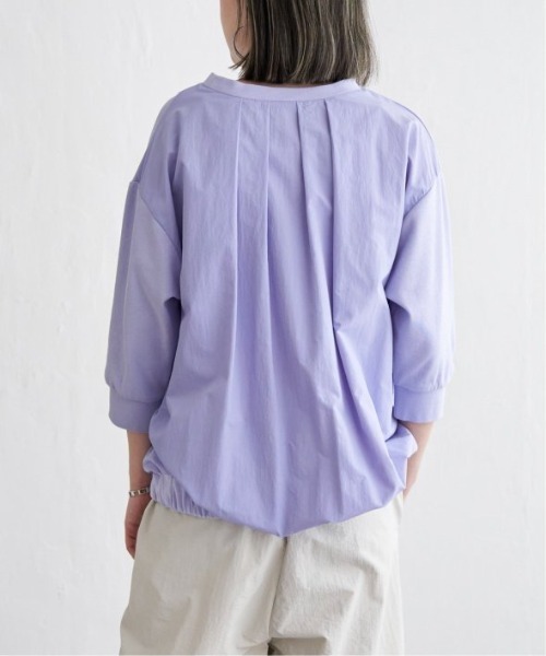 LBC（エルビーシー）の「異素材切り替えタックプルオーバー（Tシャツ/カットソー・レディース・オフホワイト/ブラック/ライトパープル・M/L）」の14枚目の写真