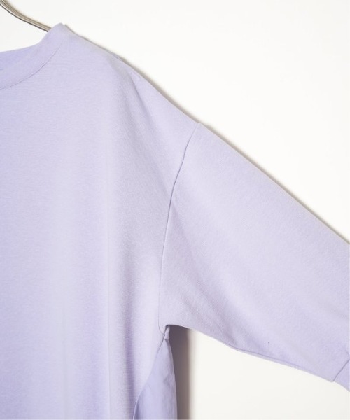 LBC（エルビーシー）の「異素材切り替えタックプルオーバー（Tシャツ/カットソー・レディース・オフホワイト/ブラック/ライトパープル・M/L）」の10枚目の写真