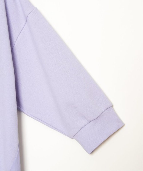 LBC（エルビーシー）の「異素材切り替えタックプルオーバー（Tシャツ/カットソー・レディース・オフホワイト/ブラック/ライトパープル・M/L）」の9枚目の写真