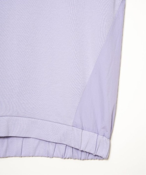 LBC（エルビーシー）の「異素材切り替えタックプルオーバー（Tシャツ/カットソー・レディース・オフホワイト/ブラック/ライトパープル・M/L）」の8枚目の写真