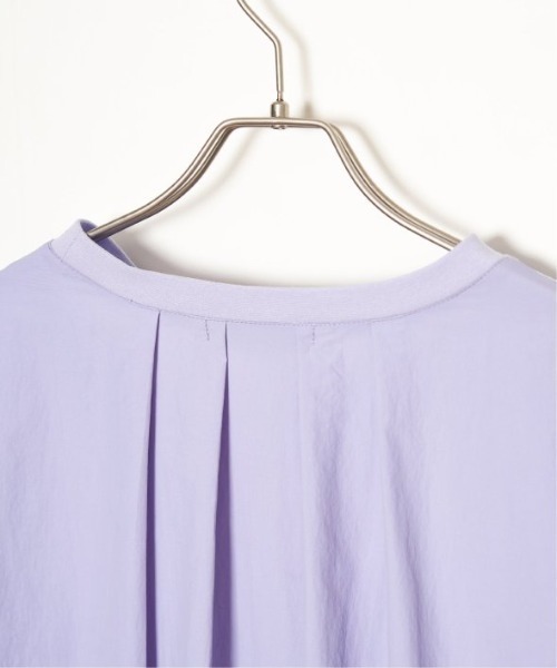 LBC（エルビーシー）の「異素材切り替えタックプルオーバー（Tシャツ/カットソー・レディース・オフホワイト/ブラック/ライトパープル・M/L）」の6枚目の写真