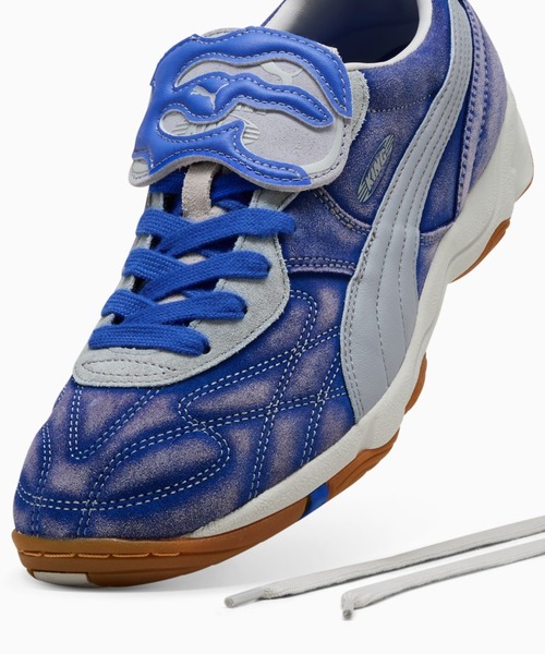 PUMA(プーマ)の「PUMA PUMA X KIDSUPER KING INDOOR(プーマ×キッドスーパー キング インドア)(スニーカー・メンズ・ブルー系・26cm/26.5cm/27cm/27.5cm/28cm/28.5cm/29cm/30cm)」の6枚目の写真