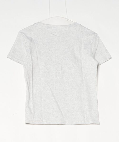 ampm(エーエムピーエム)の「リボンロゴSSカットソー(Tシャツ/カットソー・レディース・グレー/ブラック/ライトグレー/ホワイト・FREE)」の22枚目の写真