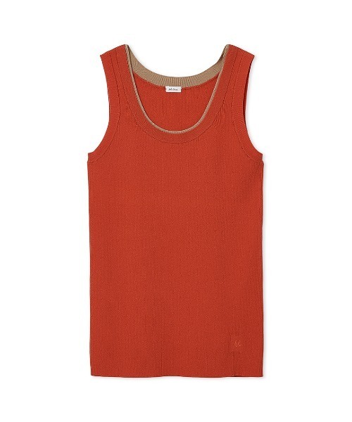 Mila Owen(ミラオーウェン)の「2WAYレイヤードドッキングニットタンク(タンクトップ・レディース・グレー/アイボリー/ブラック/レッド・0/1)」の1枚目の写真