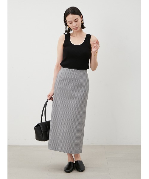 Mila Owen(ミラオーウェン)の「2WAYレイヤードドッキングニットタンク(タンクトップ・レディース・グレー/アイボリー/ブラック/レッド・0/1)」の13枚目の写真