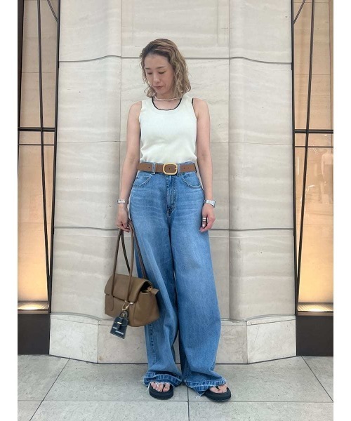 Mila Owen(ミラオーウェン)の「2WAYレイヤードドッキングニットタンク(タンクトップ・レディース・グレー/アイボリー/ブラック/レッド・0/1)」の18枚目の写真