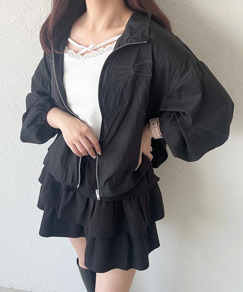 apres jour（アプレジュール）の「変形リボンキャミインナー（キャミソール・レディース・ブラック/アイボリー/ホワイト・フリー/X-LARGE）」の16枚目の写真