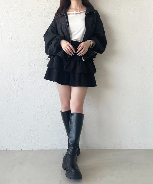 apres jour（アプレジュール）の「変形リボンキャミインナー（キャミソール・レディース・ブラック/アイボリー/ホワイト・フリー/X-LARGE）」の18枚目の写真