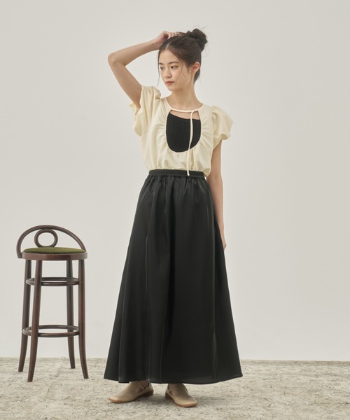 moi tytto(モイテュット)の「リバーシブルパフデザインブラウス(シャツ/ブラウス・レディース・ベージュ/オレンジ/ナチュラル・FREE)」の22枚目の写真