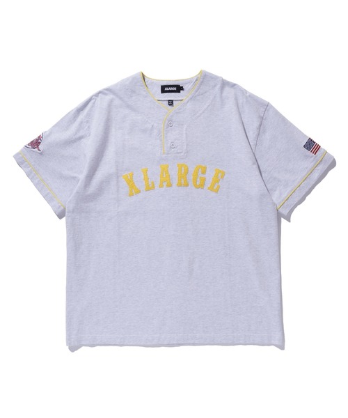 売切れ前に XLARGE BASEBALL S/S TEE スポーティーコーデ◎ BASEBALL S/S TEE（Tシャツ/カットソー）｜XLARGE（エクストラ