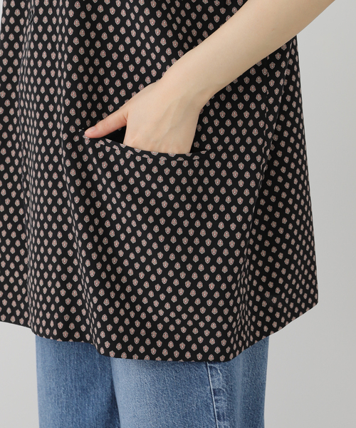 JOURNAL STANDARD LUXE（ジャーナルスタンダード　ラックス）の「コモンプリント ガウンベスト（ブルゾン・レディース・ホワイト/ブラック・FREE）」の18枚目の写真